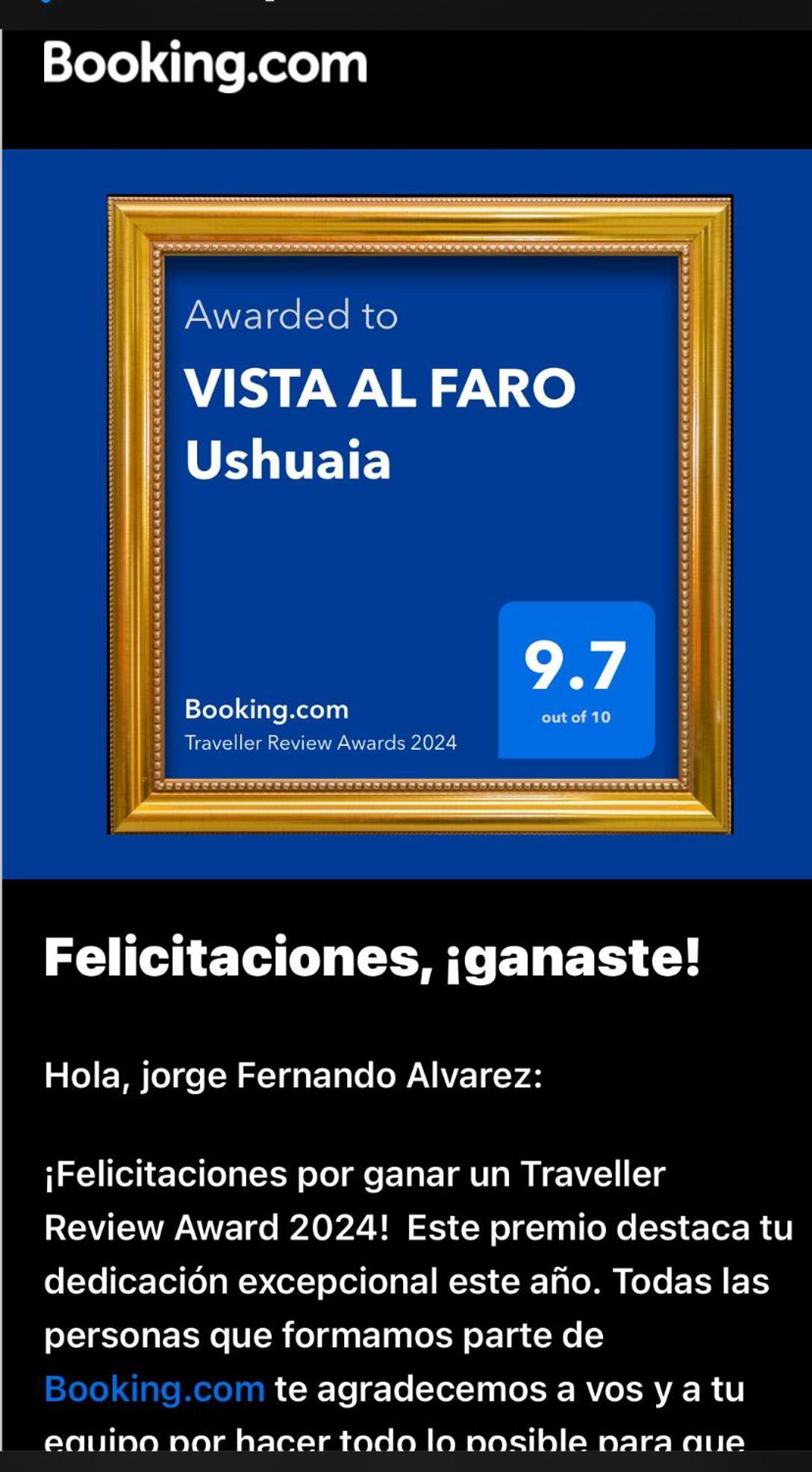 דירות Vista Al Faro אושואיה מראה חיצוני תמונה
